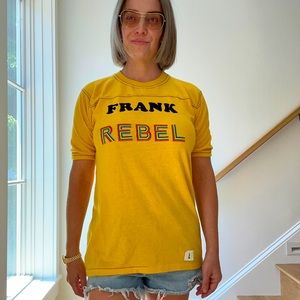 navy REBEL t-shirt vintage Frank ringer tee one of a kind💛medium